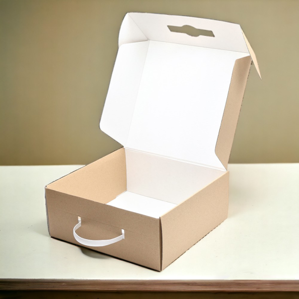 Подарочная Коробка из МГК с Ручкой 24,5*25,5*10,5 см / Качественная и удобная